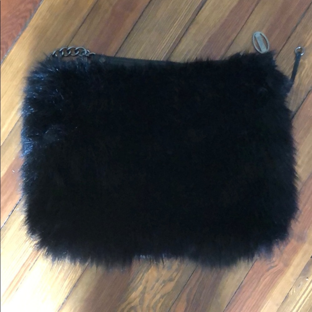 Carlos Santana Faux Fur handbag